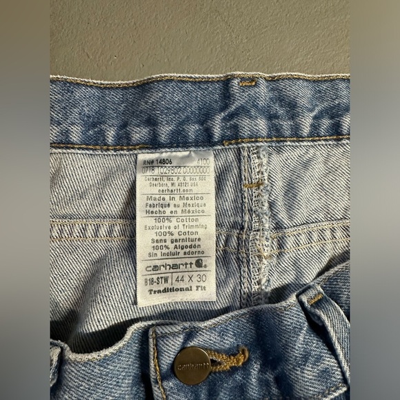 Carhartt Work Jeans 44x30 - Picture 10 of 10